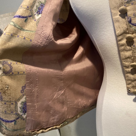 ADRIANA PAPELL VINTAJE 100%SILK BLOUSE SIZE 10P - Picture 3 of 6